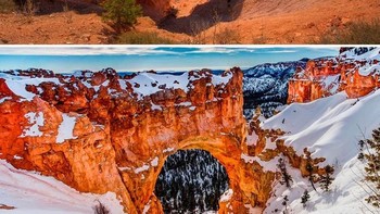 Pemandangan Jembatan Bryce Canyon di Utah, Amerika Serikat. (Foto: Boredpanda)