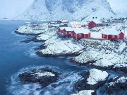 Cantiknya Potret Kota dan Desa Sebelum dan Setelah Hujan Salju