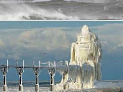 Cantiknya Potret Kota dan Desa Sebelum dan Setelah Hujan Salju