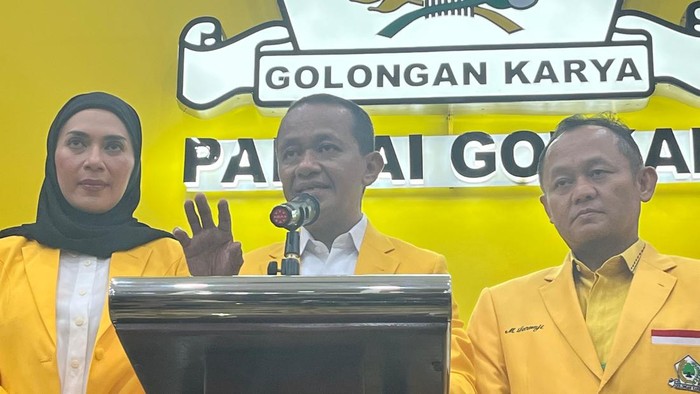 Ketum Golkar Bahlil Lahadalia (Ondang/detikcom)