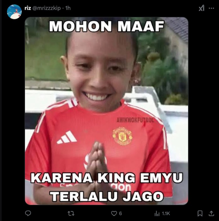 Meme King Emyu Menyala