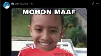 Mohon maaf karena King emyu terlalu jago,... Foto: X.com