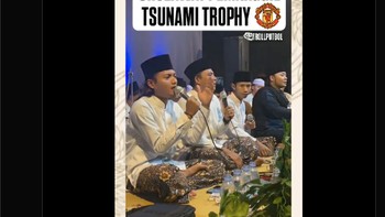 Sholawat pemanggil Tsunami Trophy... Foto: X.com