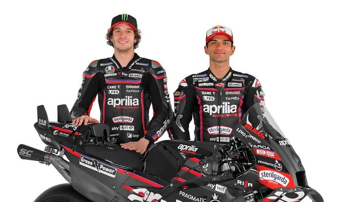 Motor MotoGP Aprilia 2025, Martin Pakai Nomor 1
