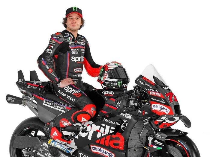 Motor MotoGP Aprilia 2025, Martin Pakai Nomor 1