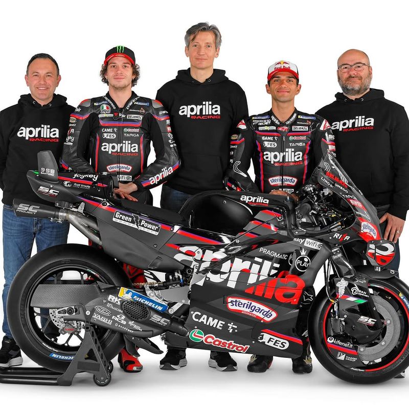 Motor MotoGP Aprilia 2025, Martin Pakai Nomor 1