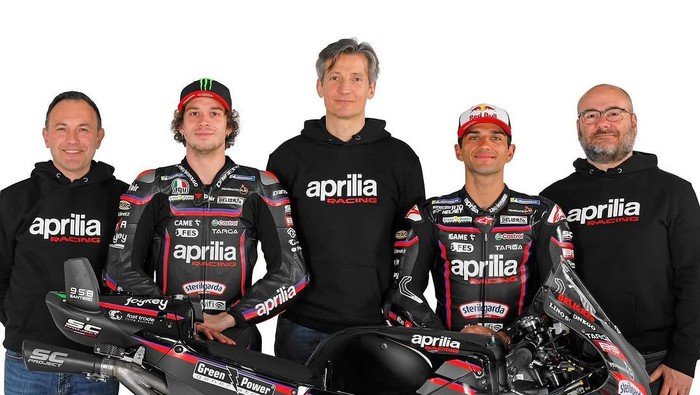 Motor MotoGP Aprilia 2025, Martin Pakai Nomor 1