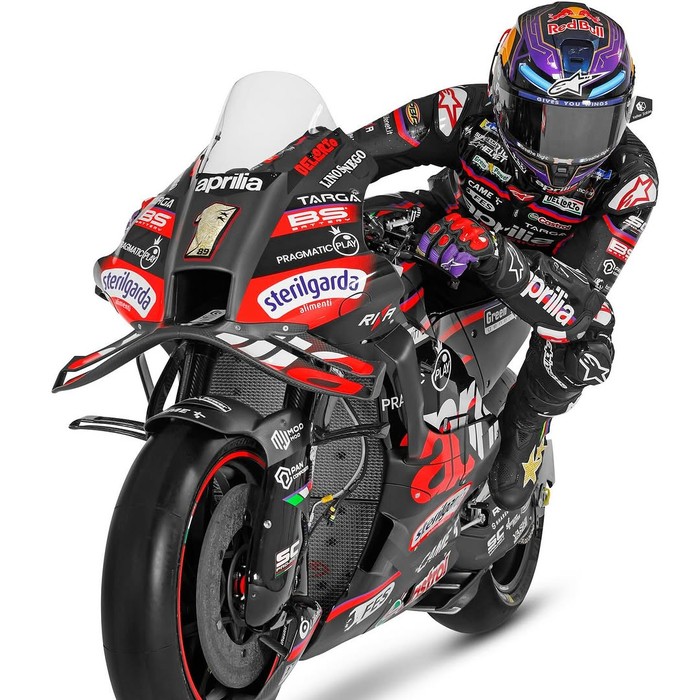 Motor MotoGP Aprilia 2025, Martin Pakai Nomor 1