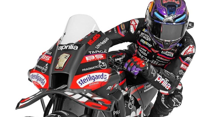 Motor MotoGP Aprilia 2025, Martin Pakai Nomor 1