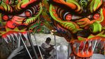 Perajin Barongsai Kebanjiran Order Jelang Imlek