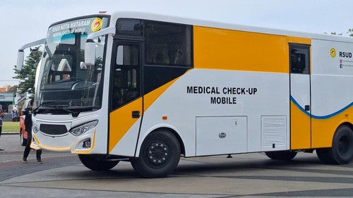 Salah satu unit yang diluncurkan Pemkot Mataram di Taman Sangkareang, Jumat (17/1/2025). (Nathea Citra/detikBali)