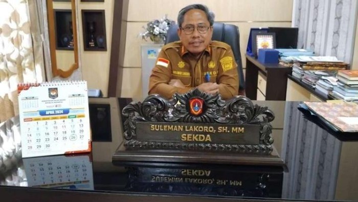 Sekda Gorontalo Utara Suleman Lakoro.