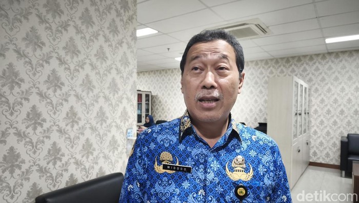 Sekda Kabupaten Sukoharjo Widodo, saat ditemui awak media di Menara Wijaya Setda Sukoharjo, Jumat (17/1/2025).