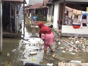 Sungai Musi Meluap, Rumah Warga di Dua Kelurahan Palembang Terendam Banjir