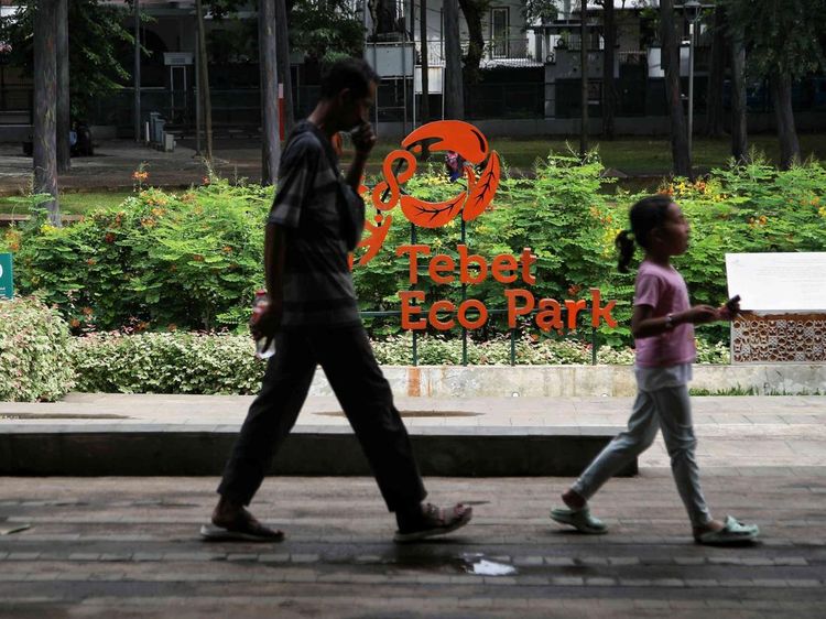 Penampakan Tebet Eco Park yang Dipagari gegara Perburuan Liar Koin Jagat