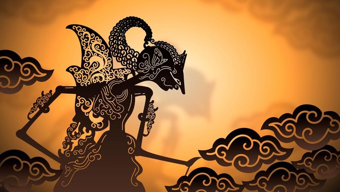 Tokoh pewayangan dalam pentas wayang kulit