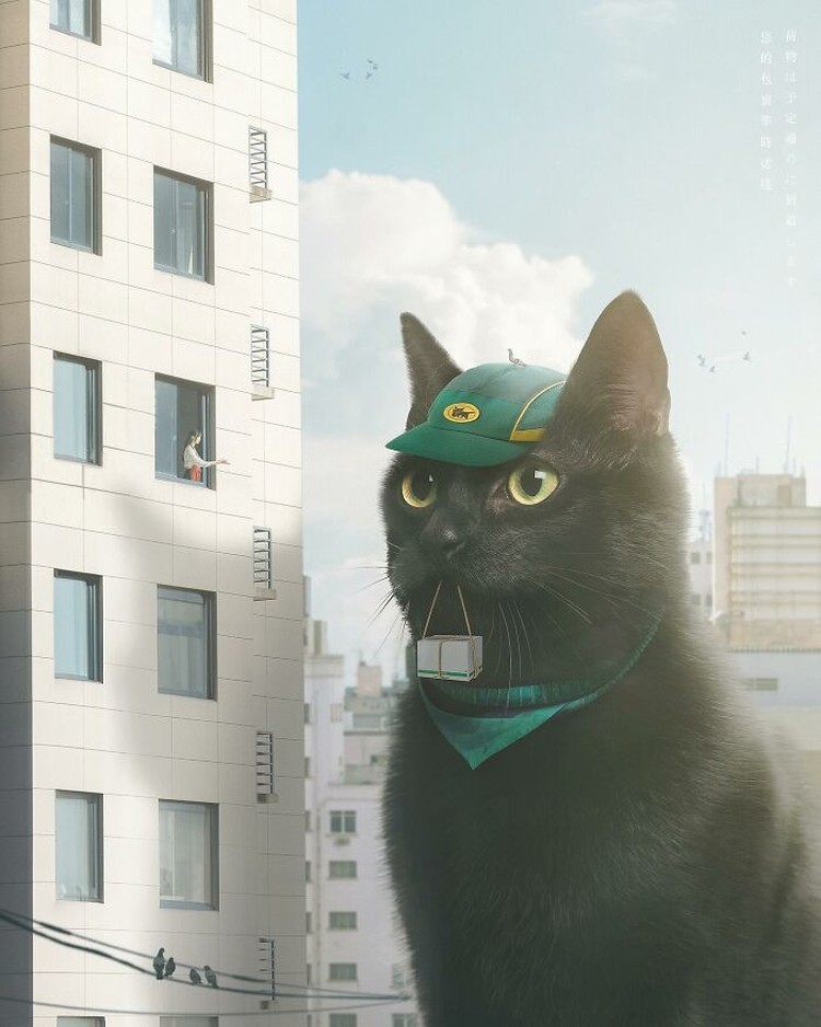 Begini Kalau Kucing Lebih Besar dari Manusia, Masih Berani Ngelus? Bagaimana jadinya kalau kucing punya tubuh yang lebih besar dari manusia. Nah kurang lebih gambarannya seperti karya seniman digital dari Taiwan, xiang_0718.