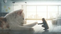 Bagaimana jadinya kalau kucing punya tubuh yang lebih besar dari manusia. Nah kurang lebih gambarannya seperti karya seniman digital dari Taiwan, xiang_0718.
