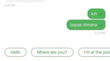 Bapak driver nanya posisinya di mana. Foto: X.com