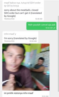 Chat Kocak Ojol