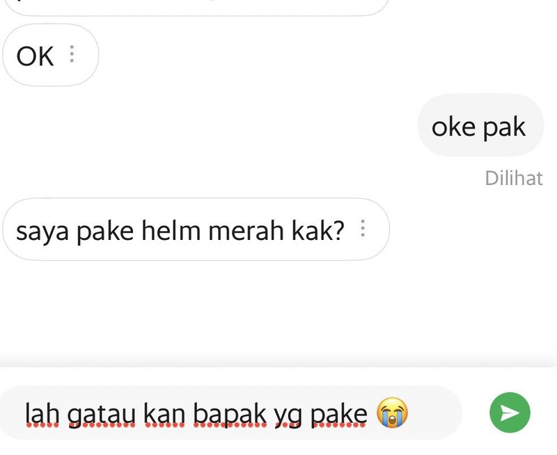 Chat Kocak Ojol
