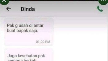 Pak driver baru sadar orderannya cash... Foto: X.com