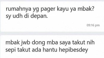 Takut hantu hapibesday... Foto: X.com