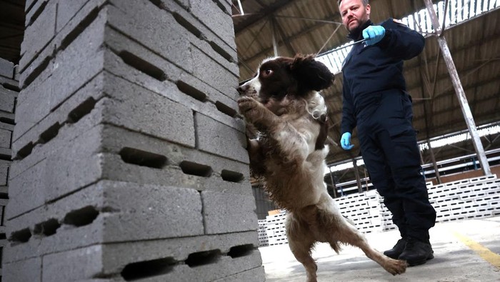 Belgian research scientist Clement Martin, who works with Belgium's federal police to create a 