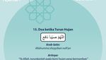 Kumpulan Doa Pendek Sehari-hari, Doa Tidur hingga Doa saat Hujan