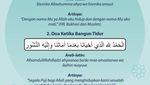 Kumpulan Doa Pendek Sehari-hari, Doa Tidur hingga Doa saat Hujan