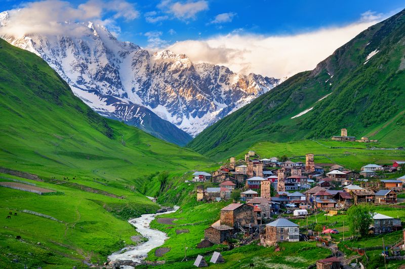 Kaki Gunung Shakara, Georgia