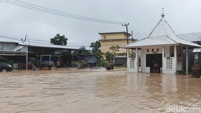 Kecamatan di Bangka Barat terendam banjir