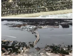 Ngeri! Potret Badai Sebelum dan Setelah Menerjang