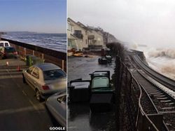 Ngeri! Potret Badai Sebelum dan Setelah Menerjang