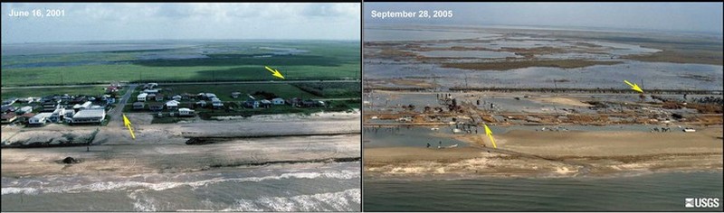 Ngeri! Potret Badai Sebelum dan Setelah Menerjang