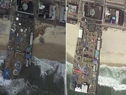 Ngeri! Potret Badai Sebelum dan Setelah Menerjang