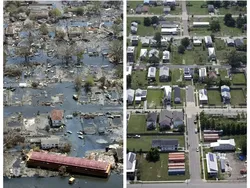 Ngeri! Potret Badai Sebelum dan Setelah Menerjang