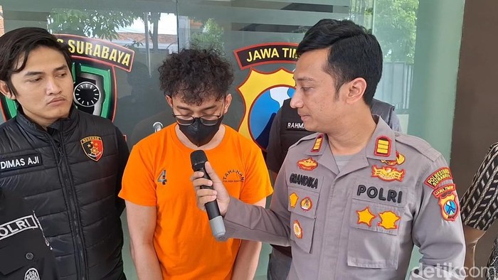M Ilham tersangka pembunuhan Anniyah di hotel kawasan Tunjungan Surabaya