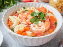 Resep Sup Makaroni Udang yang Gurih Lezat Kaldunya