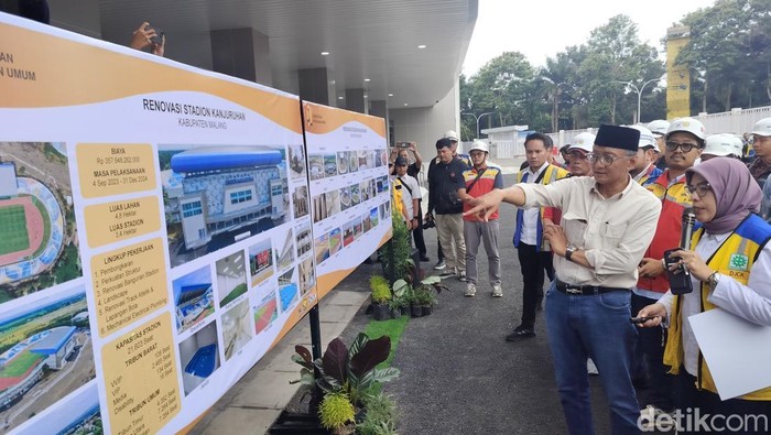 Stadion Kanjuruhan Penampakan renovasi Stadion Kanjuruhan yang telah tuntas