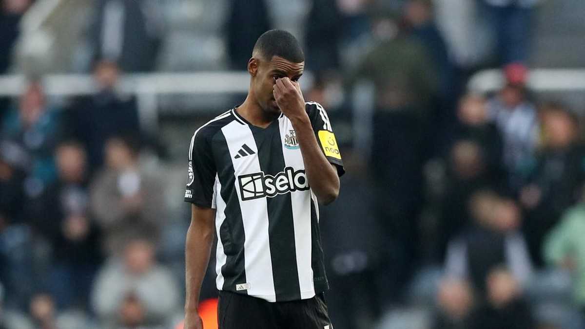 Alexander Isak mejan saat Newcastle United dihajar Bournemouth 1-4 di Liga Inggris. (Foto: Scott Heppell/REUTERS)