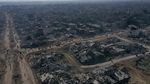 Foto Kehancuran di Gaza Utara dari Udara