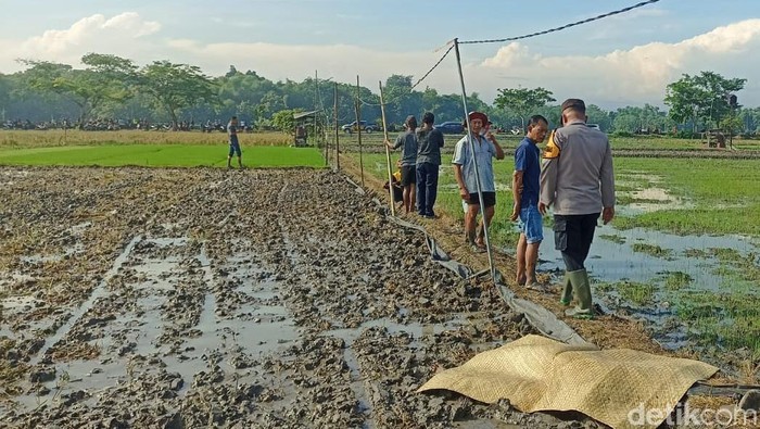 Lokasi pencari belut tewas tersetrum jebakan tikus di Ngawi
