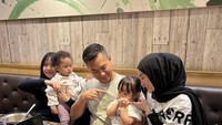 Ini salah satu momen hangat ketika wanita itu makan bersama suami dan anak-anaknya di restoran all you can eat (AYCE).  Tampaknya keluarga ini menikmati shabu-shabu sedap. Foto: Instagran @zaskia_gotix