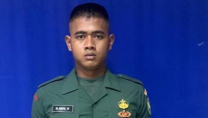 Prada Wahid anggota TNI AD Kodam II/SWJ