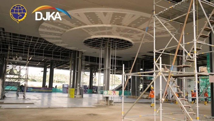 Progres pembangunan Stasiun Tanah Abang Baru