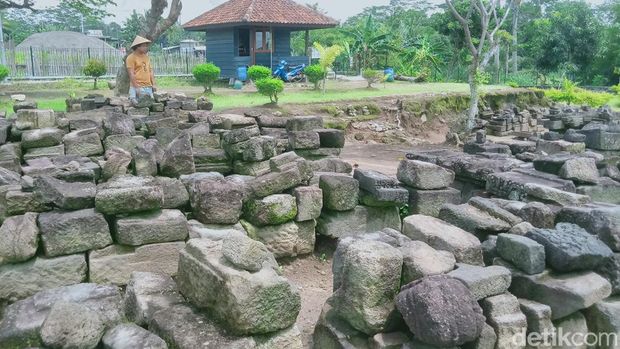 Situs Candi Karangnongko di Desa Karangongko, Klaten.