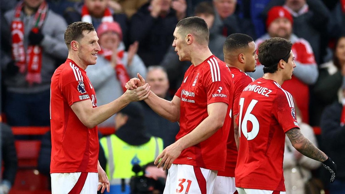 Chris Wood belum tentu main saat Nottingham Forest vs Man United. (Foto: Action Images via Reuters/Andrew Boyers)