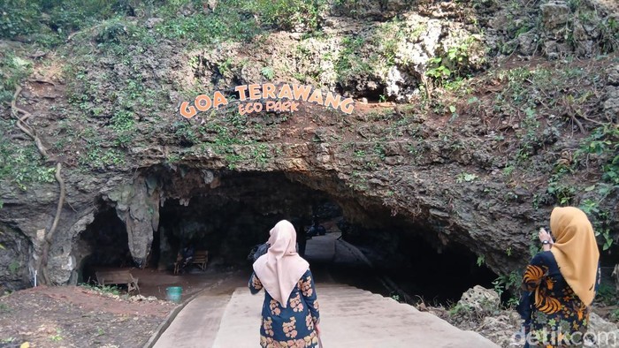 Suasana wisata Goa Terawang Eco Park di wilayah Desa Kedungwungu, Kecamatan Todanan, Kabupaten Blora, Minggu (19/1/2025).