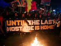 Warga Israel Turun ke Jalan Dukung Kesepakatan Gencatan Senjata